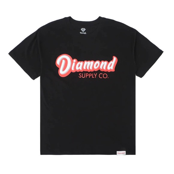 Diamond Supply Co. Men's Classic Retro Logo Tee T-Shirt - Black - Picture 1 of 1